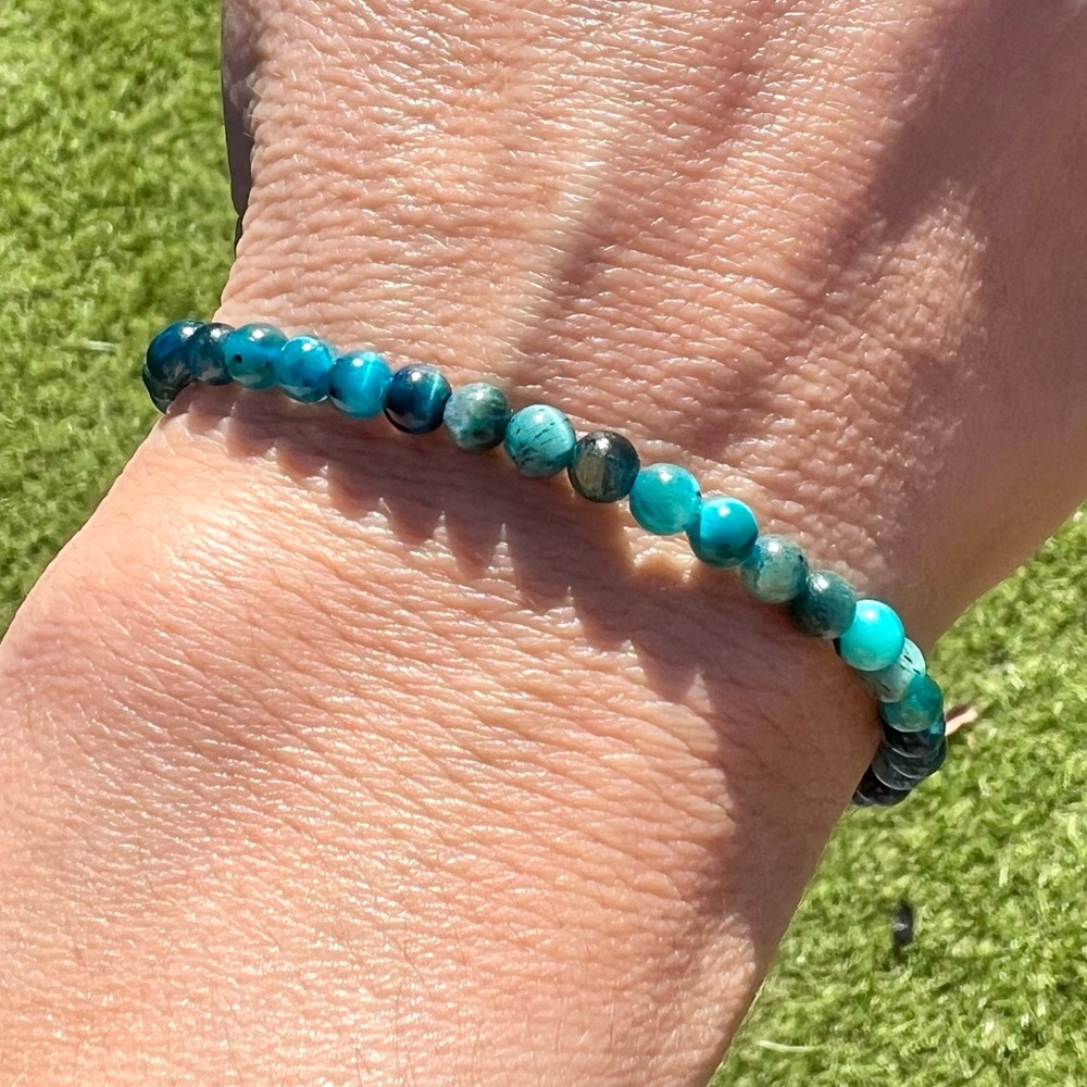Handmade Apatite Gemstone Bracelet